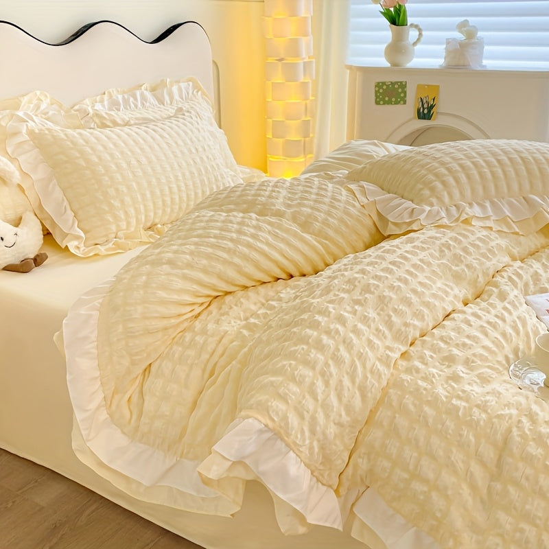 European Princess Wind Light Luxury Four Sets Of Bedding Four Seasons Universal Quilt Set Bed Sheet