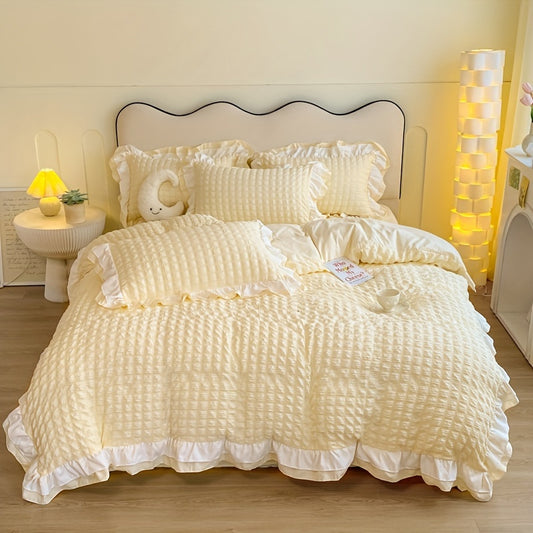 European Princess Wind Light Luxury Four Sets Of Bedding Four Seasons Universal Quilt Set Bed Sheet