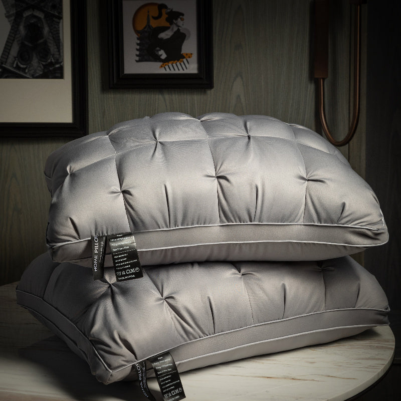 2Pack Luxury Twisted Neck Pillows - 3D Breathable Support for Side Sleepers, Orthopedic Sleep Aid with Deep Pressure Release