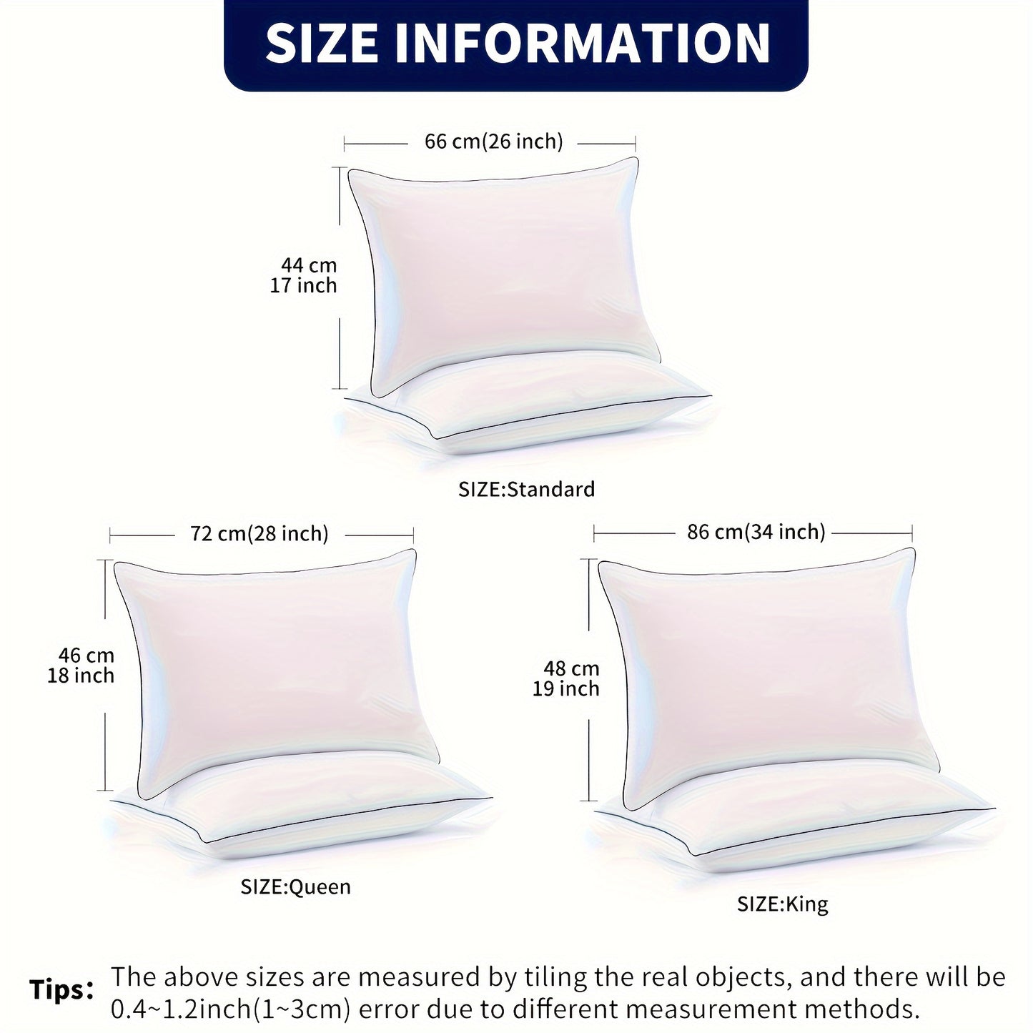 2pcs Luxury Cooling Pillows - Ultra Soft Microfiber with Down Alternative Filling, Breathable Design for Back, Side, and Stomach Sleepers, Hotel Quality, Machine Washable, White